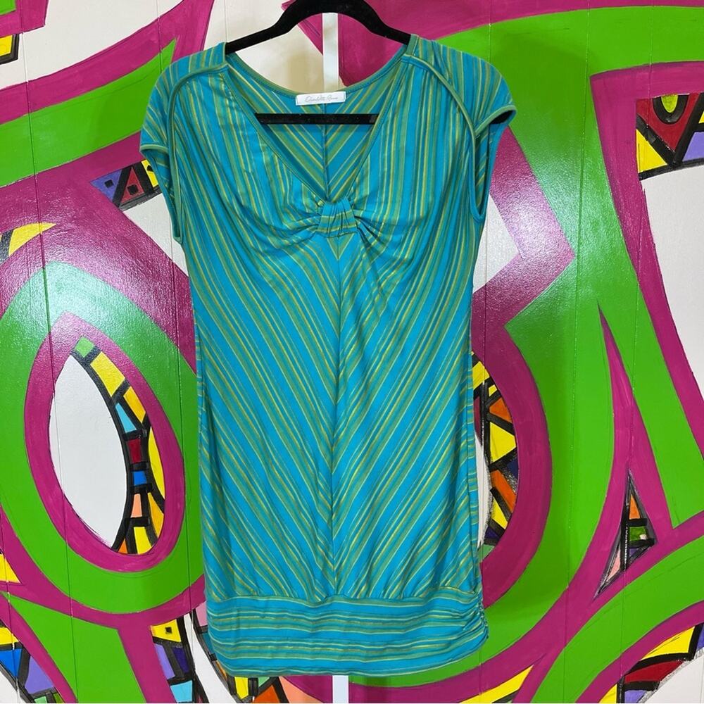 Charlotte Russe, Y2K, Striped Longer Shirt. Size Large. Excellent condition!
